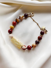 Load image into Gallery viewer, Rokassprādze ar Mokaīts, Opālu, Špineli