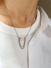 Load image into Gallery viewer, Kaklarota kulons ar Morganītu