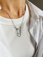 Load image into Gallery viewer, Kaklarota kulons ar Morganītu