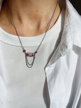 Load image into Gallery viewer, Kaklarota kulons ar Rodonītu