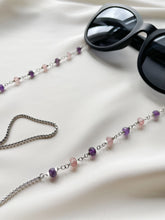 Load image into Gallery viewer, Briļļu ķēdīte ar Kvarcu, Ametistu
