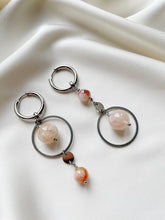 Load image into Gallery viewer, Asimetriski auskari ar Ahātu