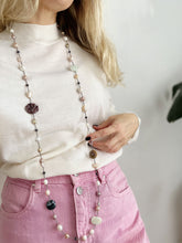 Load image into Gallery viewer, Kaklarota ar Pērlēm, Ahātu, Akvamarīnu uc