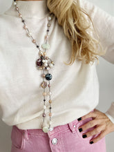 Load image into Gallery viewer, Kaklarota ar Pērlēm, Ahātu, Akvamarīnu uc