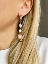 Load image into Gallery viewer, Asimetriski auskari ar Ahātu