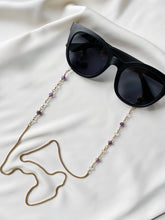 Load image into Gallery viewer, Briļļu ķēdīte ar Ametistu, Fluorītu