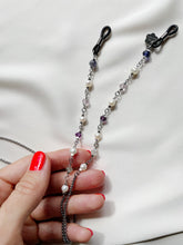 Load image into Gallery viewer, Briļļu ķēdīte ar Pērlēm, Fluorītu