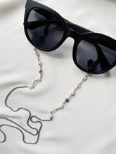 Load image into Gallery viewer, Briļļu ķēdīte ar Pērlēm, Fluorītu