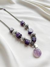 Load image into Gallery viewer, Kaklarota kulons ar Ametistu, Hovlītu