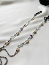 Load image into Gallery viewer, Briļļu ķēdīte ar Pērlēm, Fluorītu