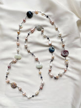 Load image into Gallery viewer, Kaklarota ar Pērlēm, Ahātu, Akvamarīnu uc