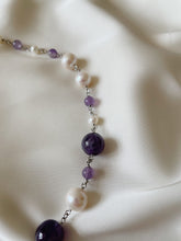 Load image into Gallery viewer, Kaklarota ar Pērlēm, Ametistu