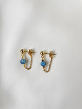 Load image into Gallery viewer, Ķēdīšu auskari ar Hrizakolu