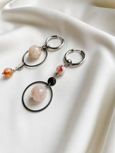 Load image into Gallery viewer, Asimetriski auskari ar Ahātu