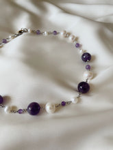 Load image into Gallery viewer, Kaklarota ar Pērlēm, Ametistu