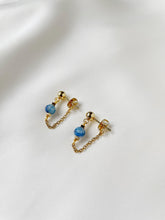 Load image into Gallery viewer, Ķēdīšu auskari ar Hrizakolu