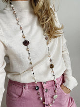 Load image into Gallery viewer, Kaklarota ar Pērlēm, Ahātu, Akvamarīnu uc