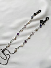 Load image into Gallery viewer, Briļļu ķēdīte ar Pērlēm, Fluorītu