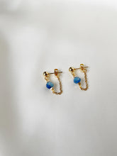 Load image into Gallery viewer, Ķēdīšu auskari ar Hrizakolu