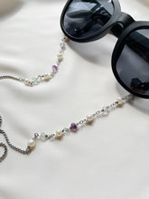 Load image into Gallery viewer, Briļļu ķēdīte ar Pērlēm, Fluorītu