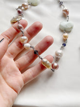 Load image into Gallery viewer, Kaklarota ar Pērlēm, Ahātu, Akvamarīnu uc