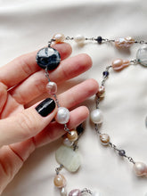 Load image into Gallery viewer, Kaklarota ar Pērlēm, Ahātu, Akvamarīnu uc