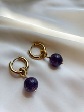 Load image into Gallery viewer, Auskari ar Ametistu